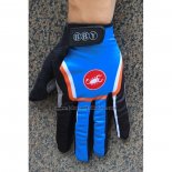 2020 Castelli Langfingerhandschuhe Radfahren Blau Shwarz (3)